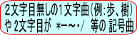 空白～＝・等の記号